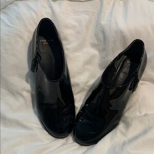 Cole Haan Black Flats Elegant Loafers